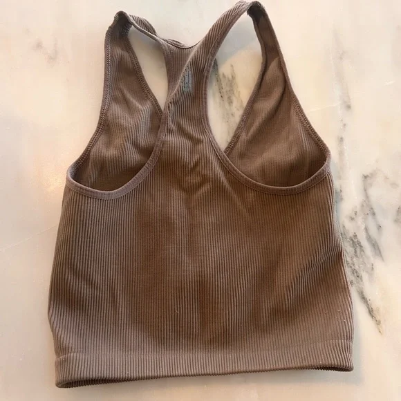 FP Movement by Free People Ribbed Tank - Brown - Picture 3 of 4